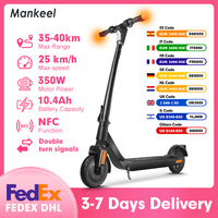 Mankeel Steed 36V Adult Electric Scooter 350W 10.4Ah Kick Scooter 25km/h 40km Range Foldable NFC Smart 8.5\