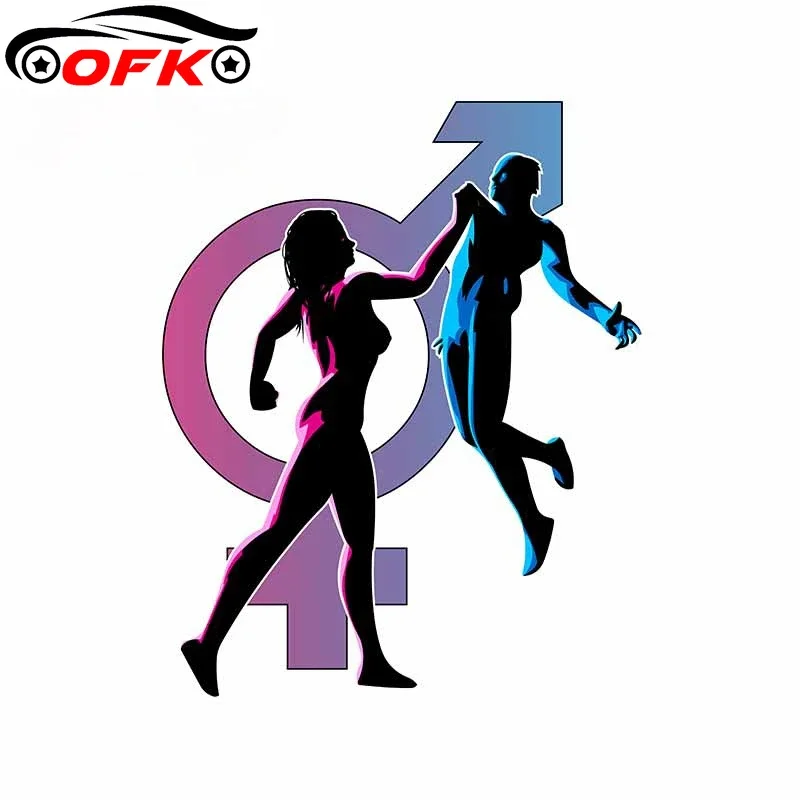 For Feminism Car Stickers Vinyl Car Wrap Decal Waterproof Decals Occlusion Scratch Decoration 13cm X 10.5cm