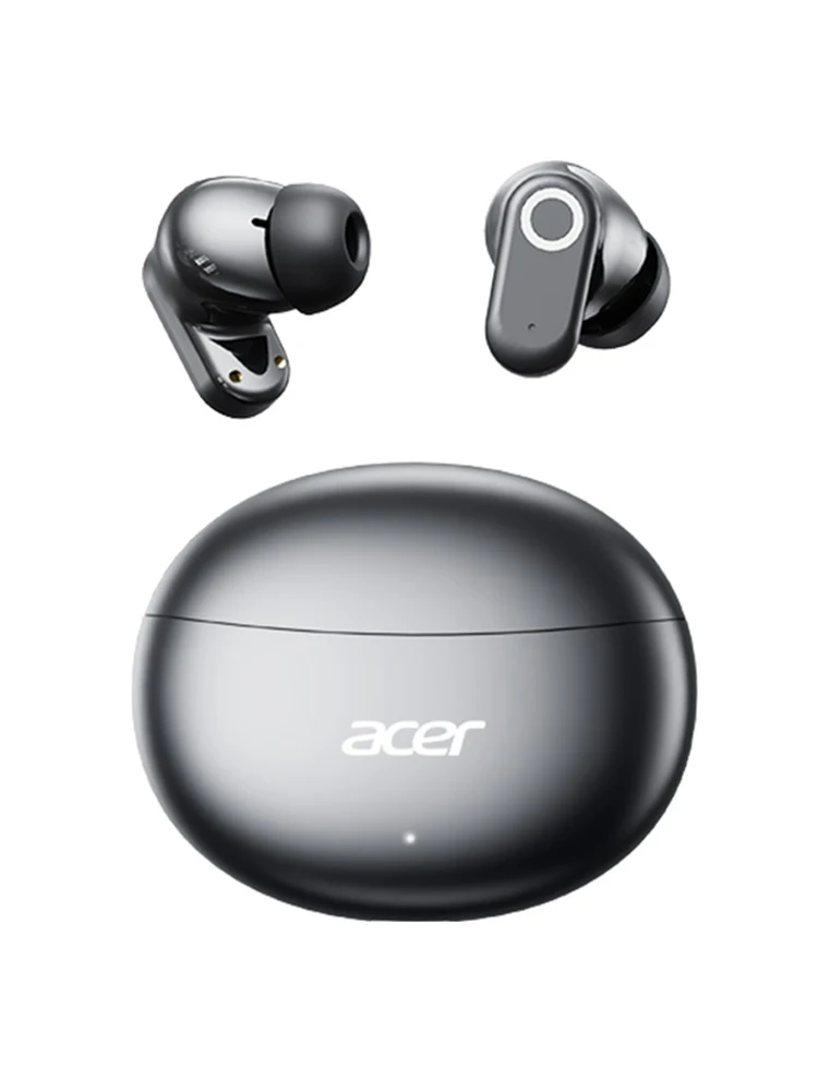 AliExpress Acer Ohr627 Wireless Bluetooth Headphones In-Ear Call Noise Reduction Hifi Sound Quality with Charging Case Type-C Charging Mini Portable for Sports Running Cycling Compatible with Phones and Tablets