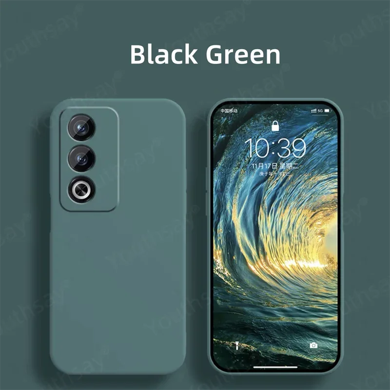 For OPPO A80 Case Cover OPPO A80 Funda Coque Shell Original Liquid Silicone Soft TPU Back Phone Bumper For OPPO A80