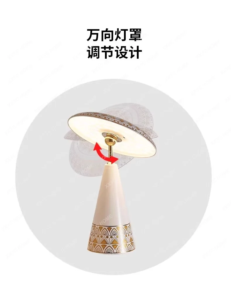 

Bedroom bedside retro guest night light hall study light decoration