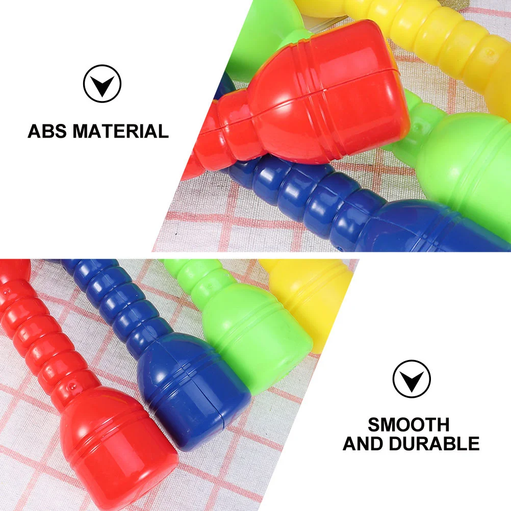 2 Pcs Children's Dumbbell Bar Toys Kids Barbells Gym Dumbbells Toddler Workout Sports Dumbells for