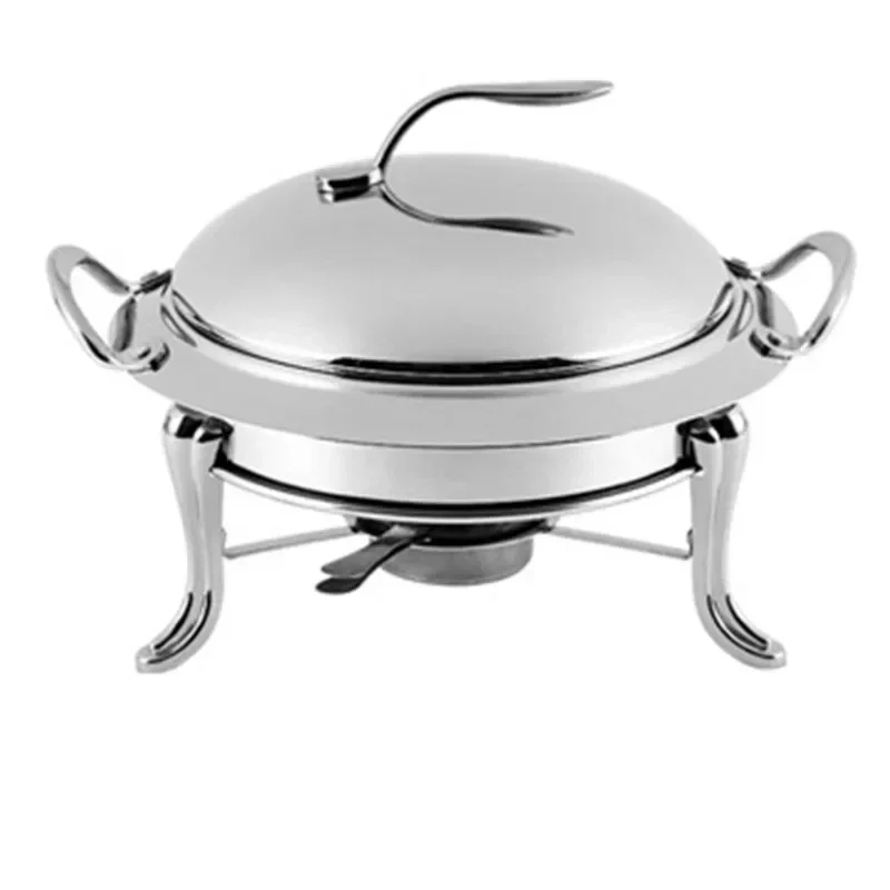 Thickened stainless steel alcohol  dry gold small hotpot restaurant Pot hotel commercial household shabu fry pot hot pot