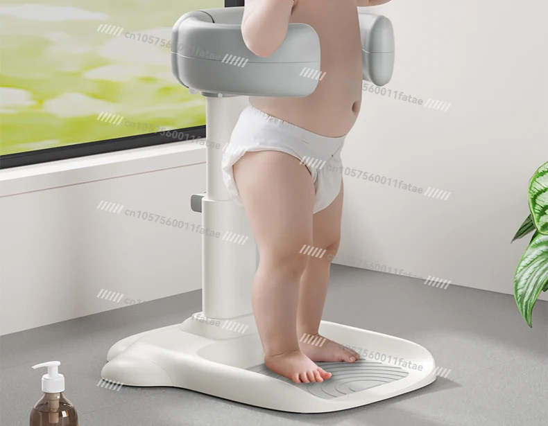 

Baby standing bath baby child bath shower stand stand shampoo butt holder armrest