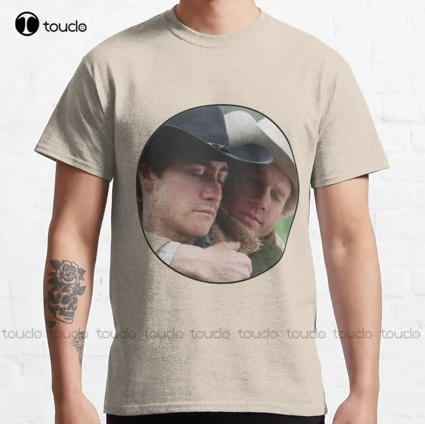 Love Jake Gyllenhaal Brokeback Mountain, Movie, Film, Heath Ledger Classic T-Shirt Red T Shirt Custom Aldult Teen Unisex Xs-5Xl