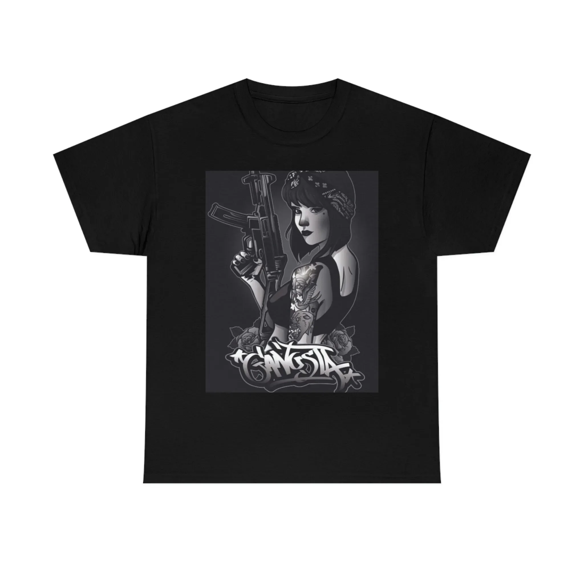 

GANGSTER GIRL Unisex Heavy Cotton Tee Presented by Gang Star T-shirt