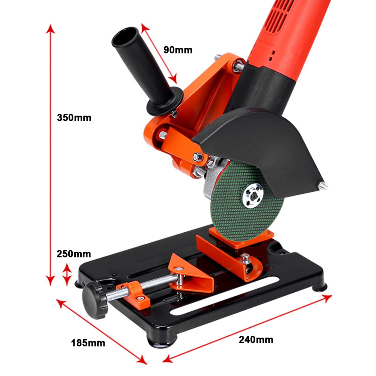 

Angle Grinder Support Wide Application Easy To Use Angle Grinder Bracket Cutting 0 To 45 Deg Heavy Duty for Metal Wood