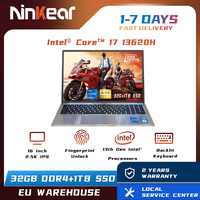 Ninkear N16 Pro Gaming Laptop 13th Intel i7-13620H 16-inch 2.5K IPS 120Hz Computer 32GB DDR4+1TB SSD WiFi 6 Fingerprint Unlock