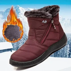 Women Boots Watarproof Ankle Boots for Women Winter Shoes Keep Warm Snow Boots Female Zipper Botines Winter Botas Mujer