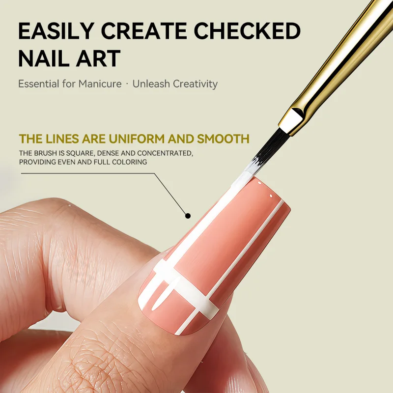 Professional Nail Art Brush Set Tip Painting Drawing Carving Dotting Pen Flat Fan Liner Acrylic Gel UV Polish Manicure Tools 3