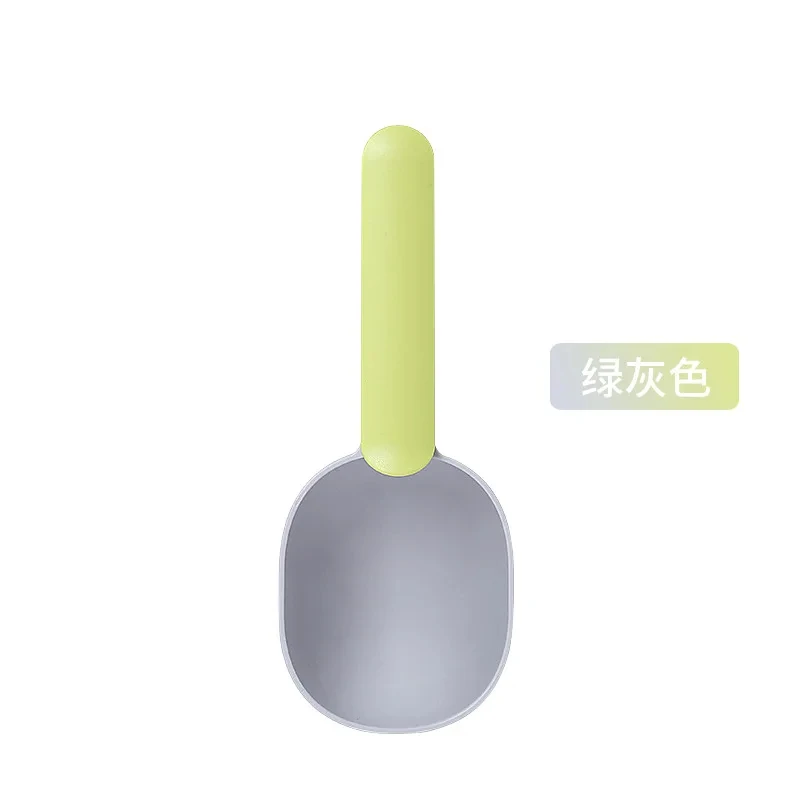 Dog Food Scoop Multifunctional Pet Feeding Spoon with Sealing Clip Grade Plastic Cat Food Dedicated Measuring Spoon