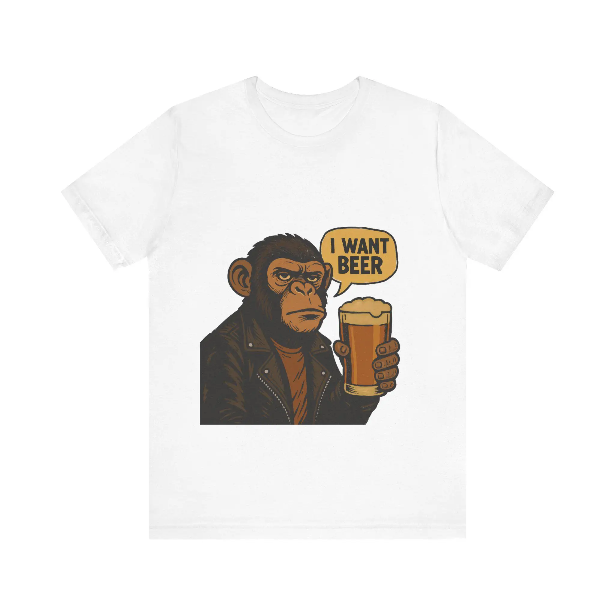 

I Want Beer Graphic Printing Summer Luxury Brand Cotton Men's and Women's T-shirts Short Sleeves Trendy Fashion Clothing