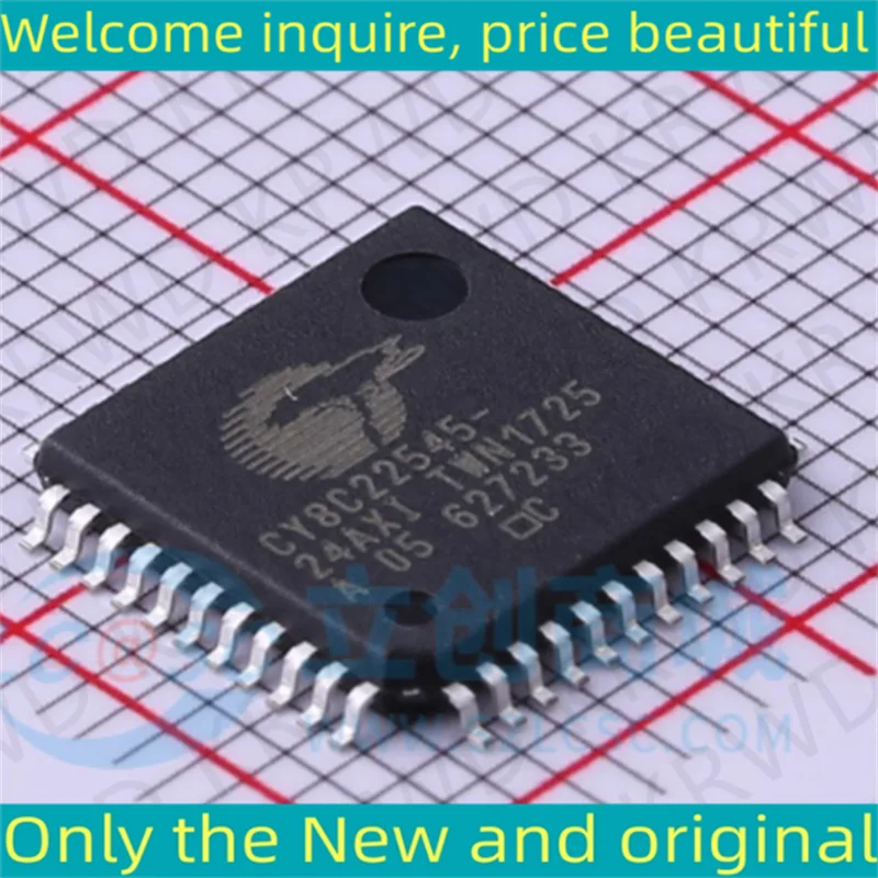 5PCS   New and Original IC Chip  CY8C22545-24AXIT  CY8C22545 QFP-44