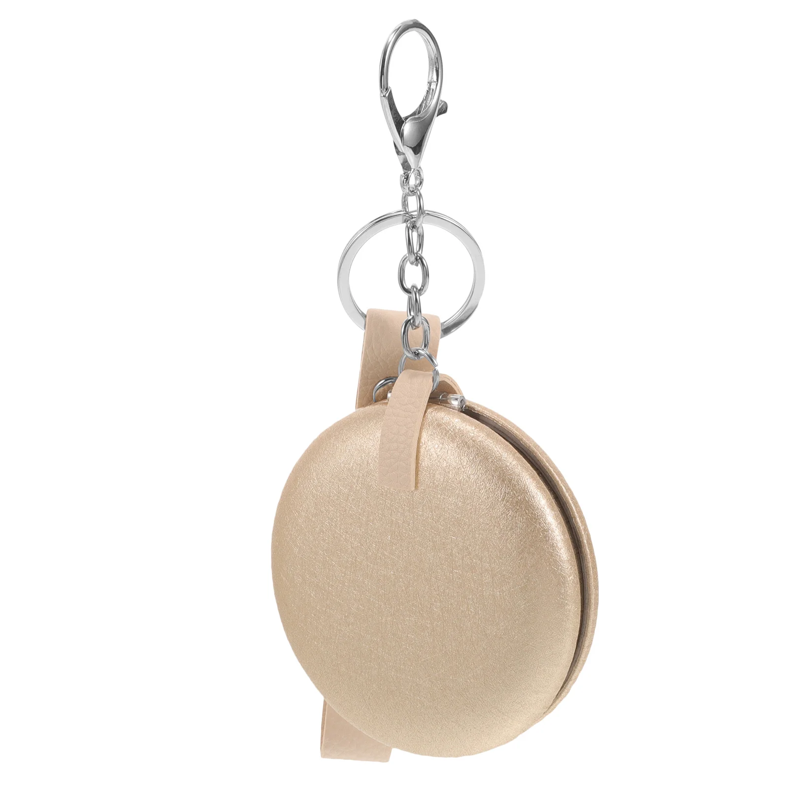 

1Pcs Mini Mirror Keychain Folding Double-Side Portable Compact Vanity Mirror Clear Glossy Makeup Accessory