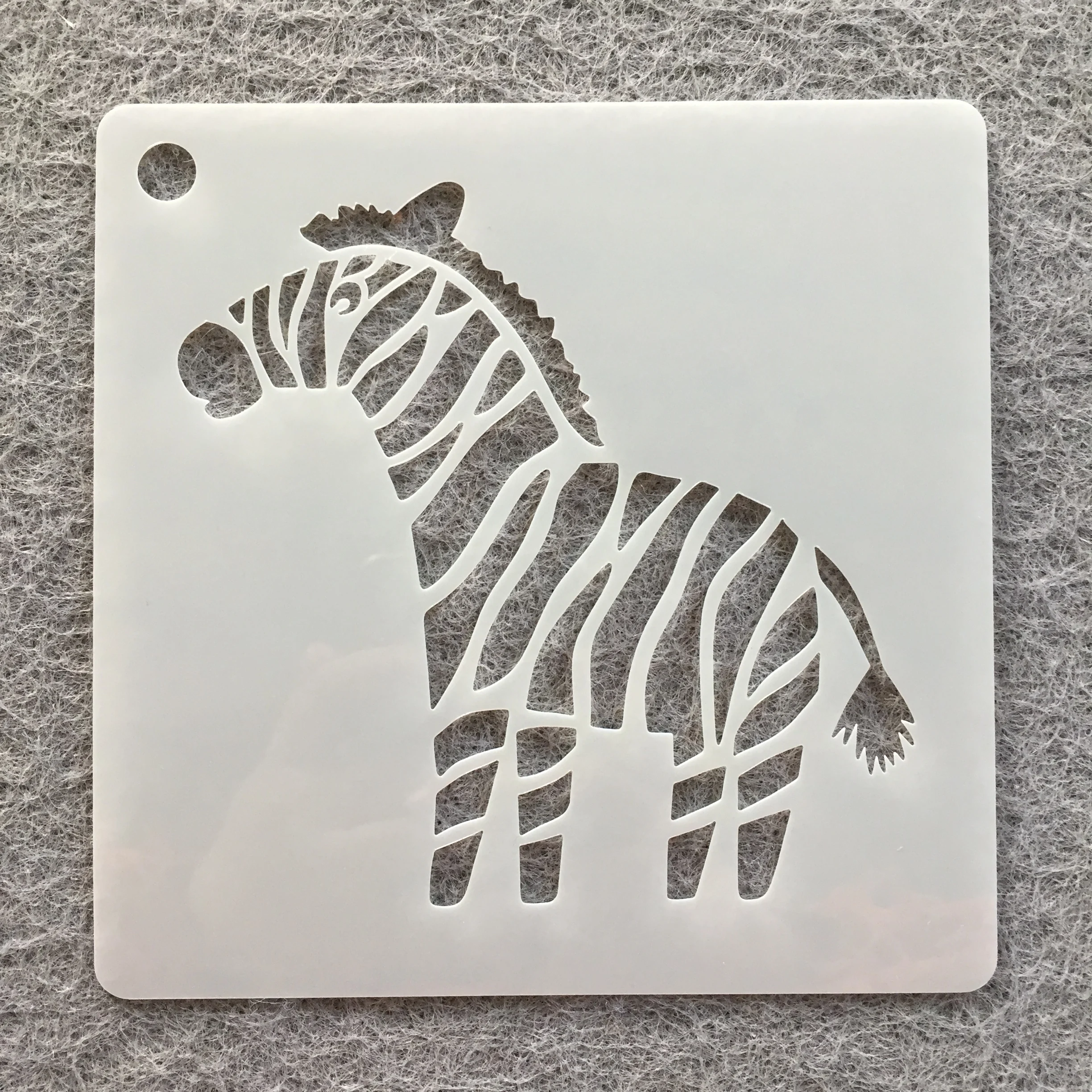 16Pcs/Set 13cm Zoo Animals Elephant Lion DIY Layering Stencils Wall Painting Scrapbook Coloring Embossing Album Decor Template image 6