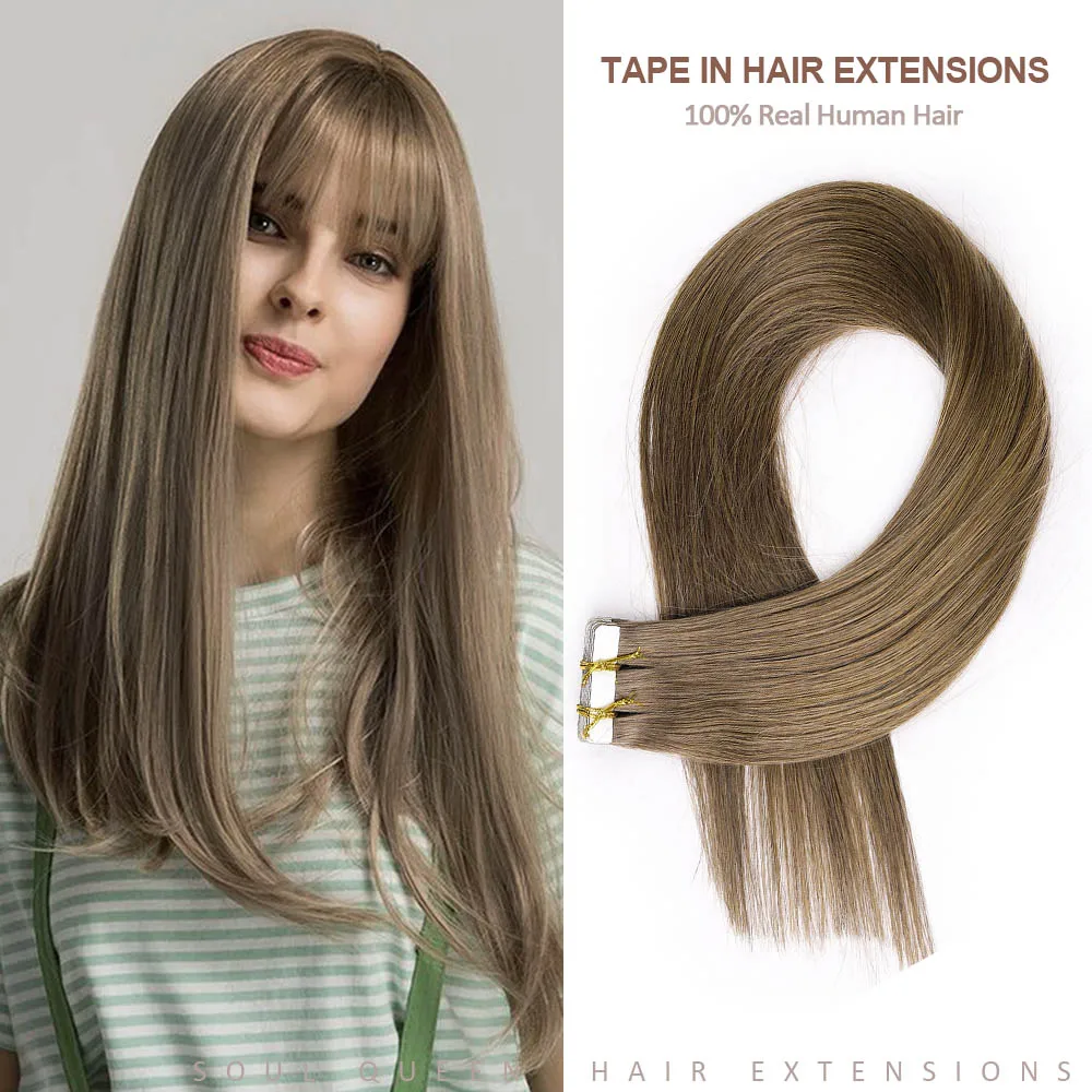 

Seamless Tape In Extensions Real Human Hair ,100% Natural Human Remy Hair Extensions,Invisible Tape In Straight Hair Extensions