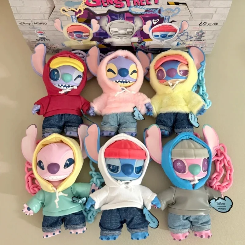 

Genuine Disney Stitch Gen Z Street Series Blind Box Cute Vinyl Figure Charm Collectible Random Surprise Toy For Kids/Teens