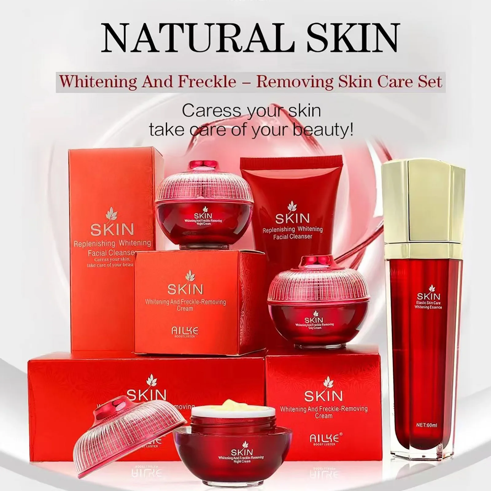 

Skin Whitening And Freckle-Removing Day&Night Pearl Face Cream,With collagen Hyaluronic Acid,Blemishes Treatment，Rejuvenating