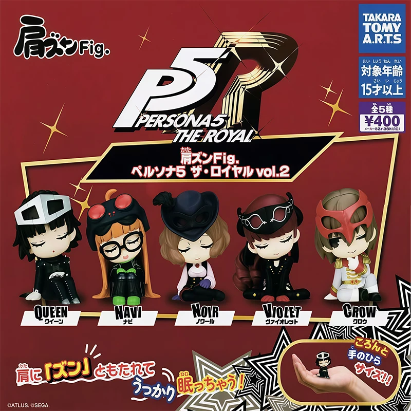 New Original Persona P5 Shoulder To Shoulder Akechi Goro Sakura Futaba Charm Collection Ornament Action Figure Model Toy Stock