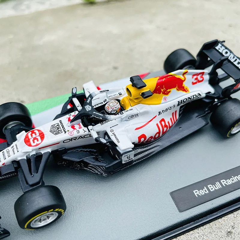 Bburago 1:43 2021 F1 Red Bull Racing RB16B 33 #   Verstappen Turkey Special Livery Racing gegoten model legering autospeelgoed