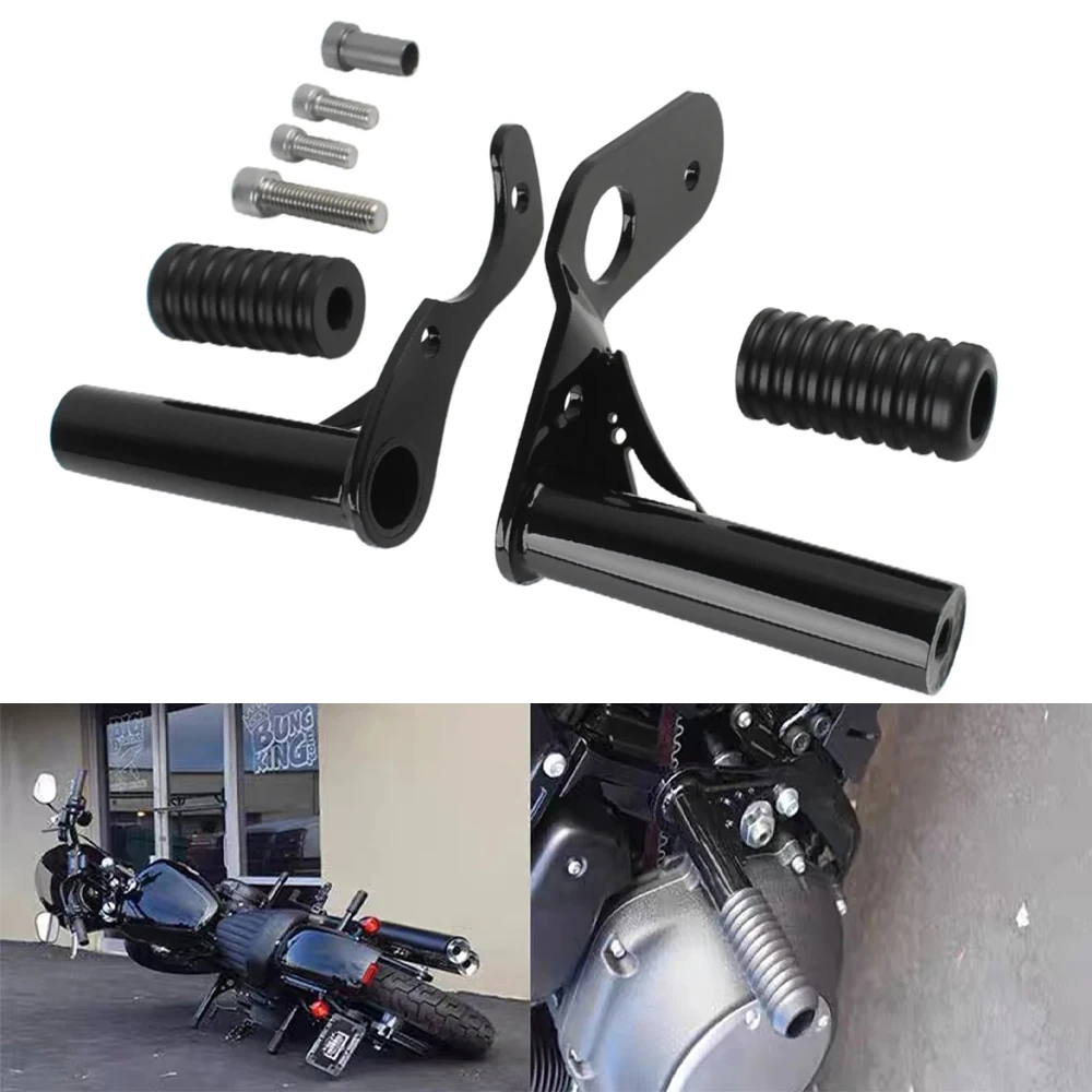 

Motorcycle Black Rear Highway Engine Guard Crash Bar Fit For Harley Softail Low Rider Street Bob 2018-2024 2023 2022 2021 2020