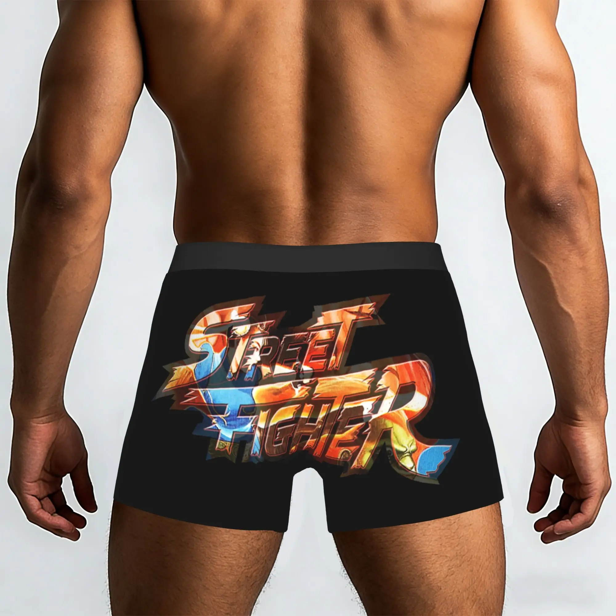 Chun Li Kick Epic Battle Retro Gamer Street Fighter Underpants Homme Panties Men's Underwear Ventilate Shorts Boxer Briefs