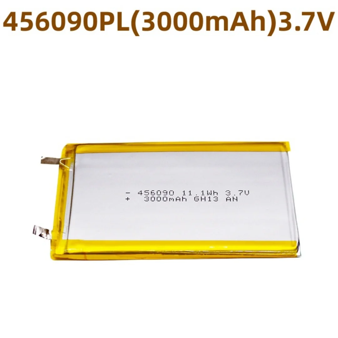 Polymer Lithium Battery 456090 3.7V 3000mAh for Tablet Power Bank Back Clip & Equipment