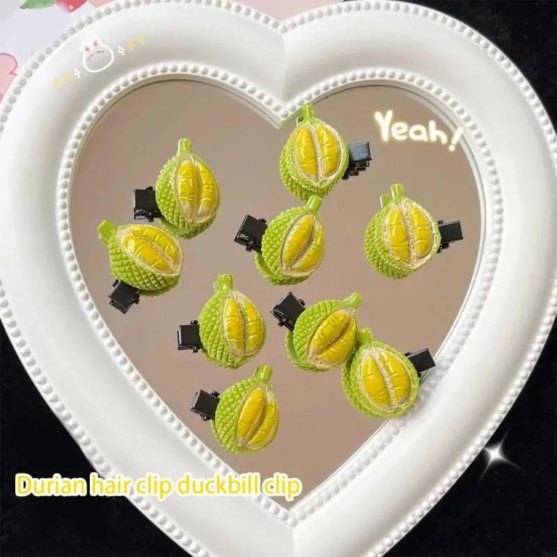 Pince à cheveux en résine Durian 195E, épingle à cheveux élégante en bec canard, Barrettes latérales pour femmes coiffure