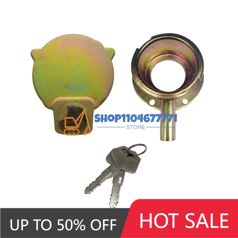 hydraulic Fuel Tank Cap Breathing Filter Cover Seat for 60/100/120/200/220/240/300/360-6-7-8 Excavator Parts