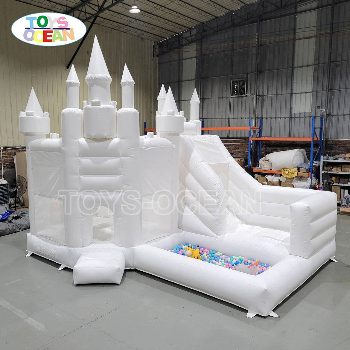Outdoor Inflatable Trampoline Bounce House with Slide Combo Commercial Bouncy Castle Jumping Inflatable Bouncer for Kids