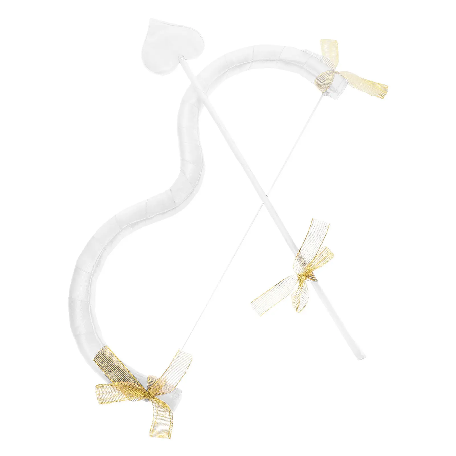 Valentines Cupid Bow and Arrow Cosplay Prop Lightweight Eye Catching Design for Parties Role Playing Themed Gatherings Cupid