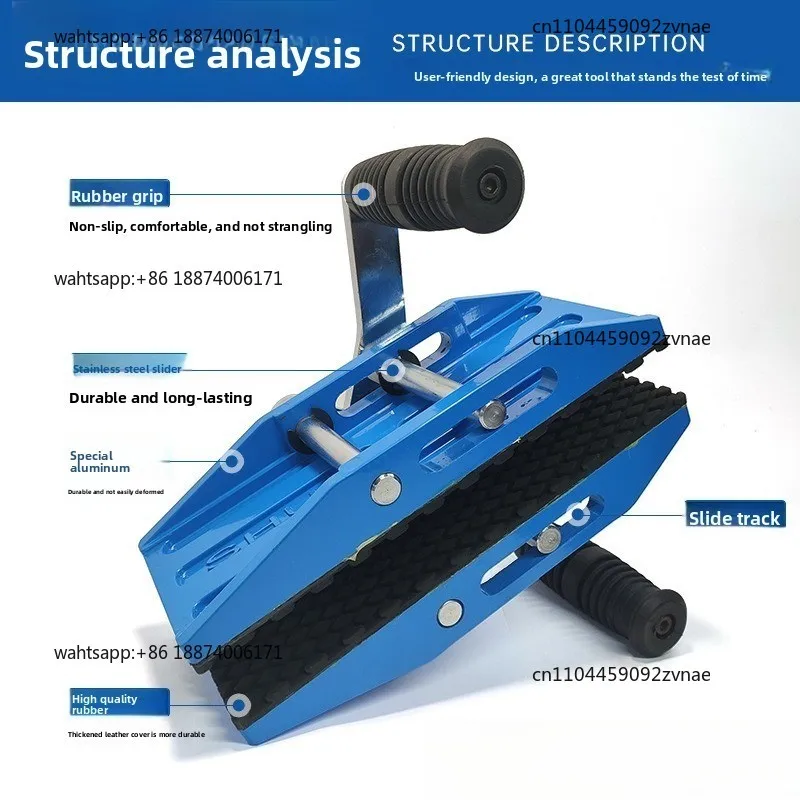 Magic clamp marble and glass lifting platform clamp for loading and unloading large slabs and fixing devices for stone handling