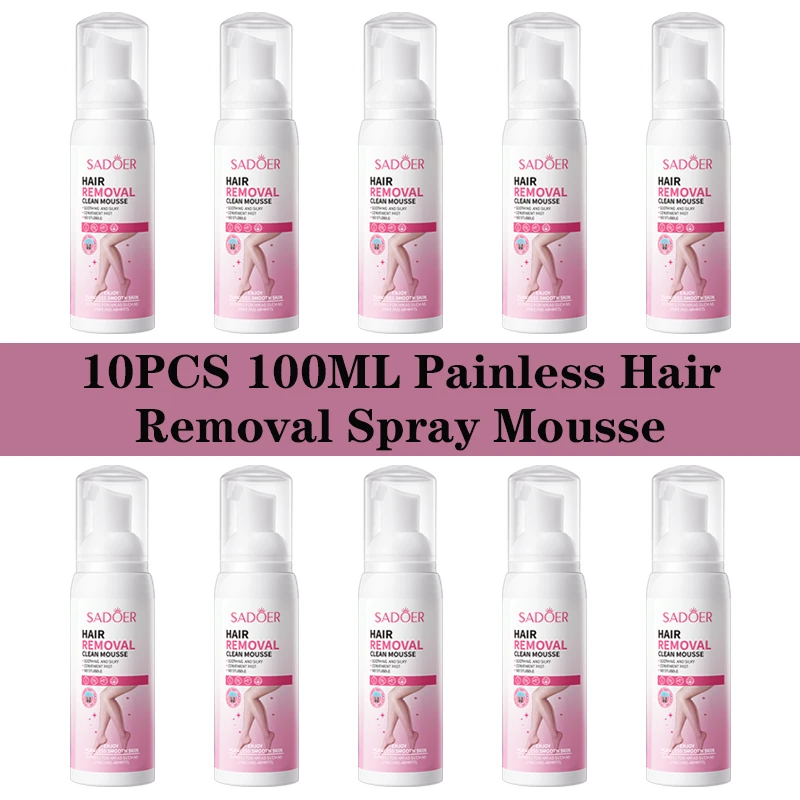 Painless Hair Removal Spray Mousse Quick Hair Removal Without Residue Legs Armpits Private Parts Hair Removal Skin Silky Smooth