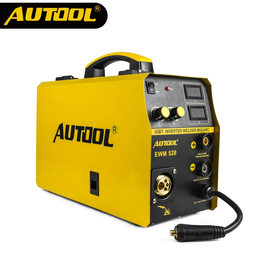 Autool Ewm528 Arc Welder 110V  Metal Welding Us Plug Portable Inverter Manual Welding Machine For Car Repair