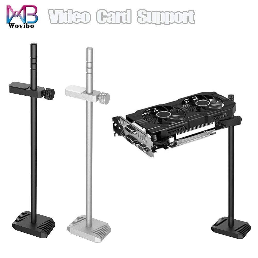 

Graphics Card Support Video GPU Holder Stand Aluminum Magnetic Bracket Adjustable Jack Desktop PC