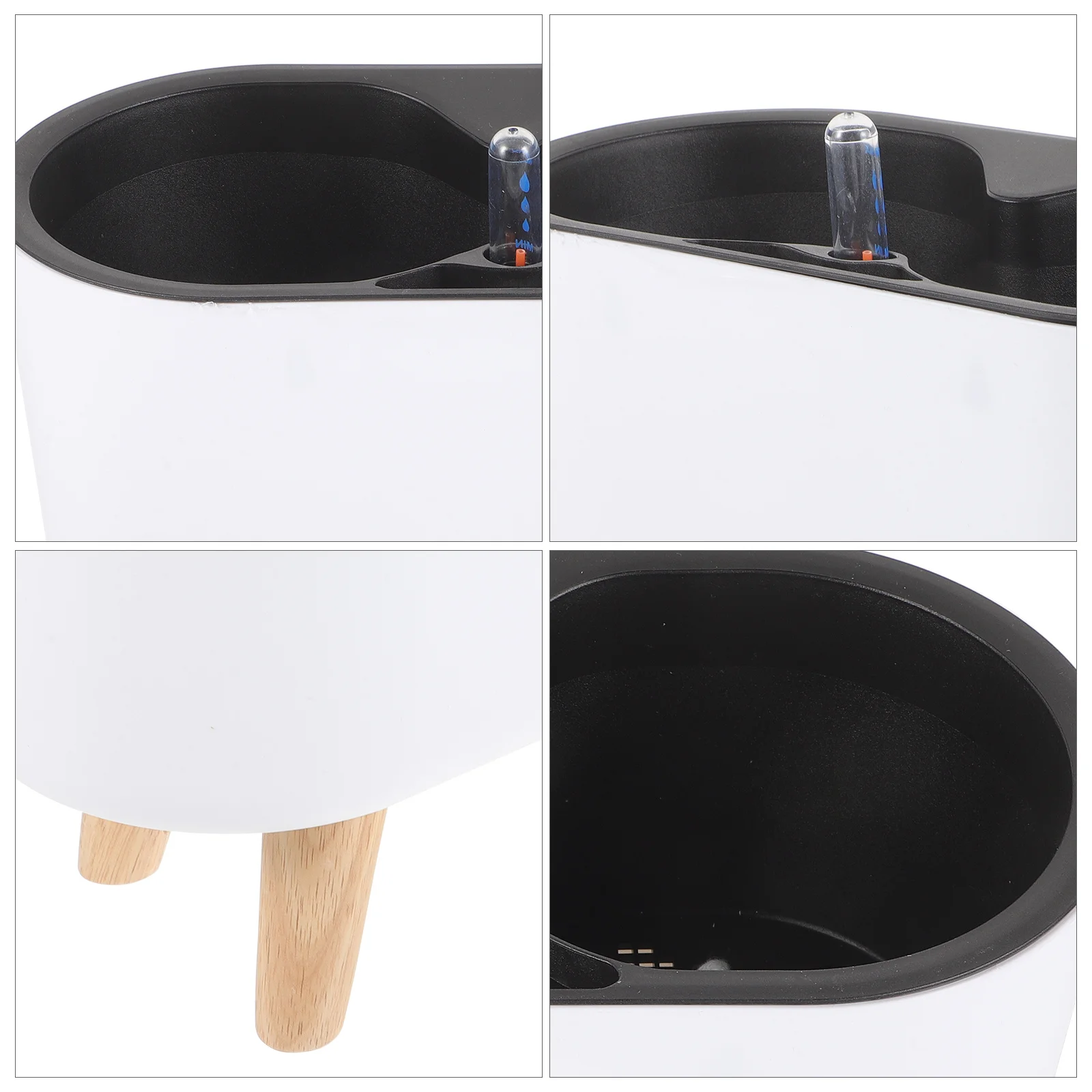 

Кашпо с функцией автополива и подставкой, идеально подходит для растений в небольших помещениях