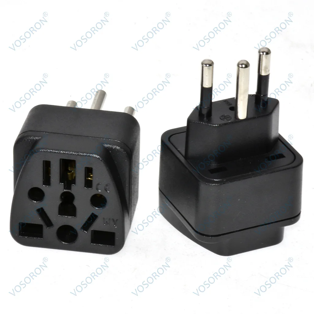 Universal Switzerland Plug Adapter 3 Pin EU Euro AU US UK To Swiss Travel Adapter Electric Power Cord Charger Socket Outlet