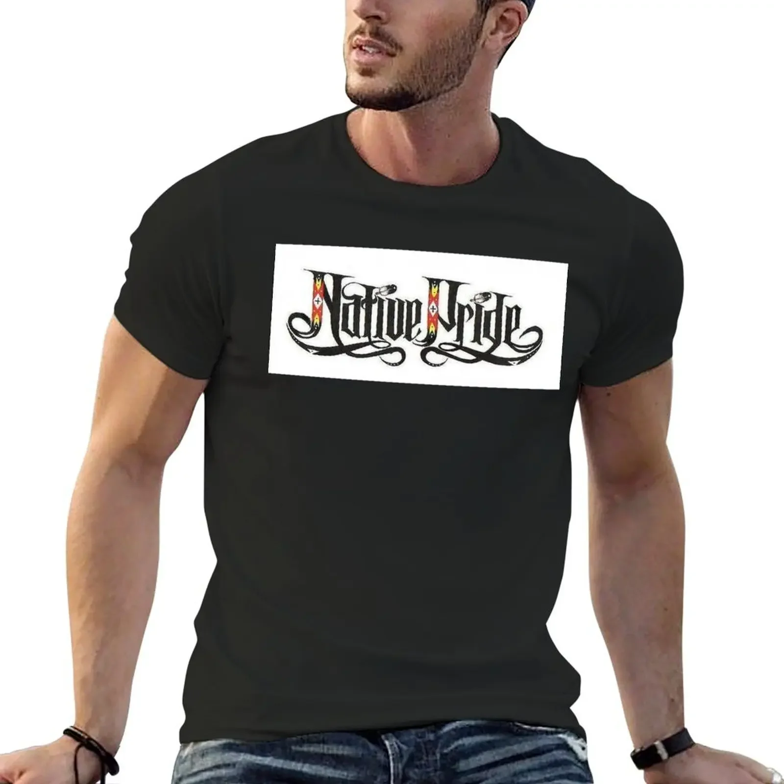 

Native Pride T-Shirt plus sizes blacks plus size tops vintage clothes mens vintage t shirts