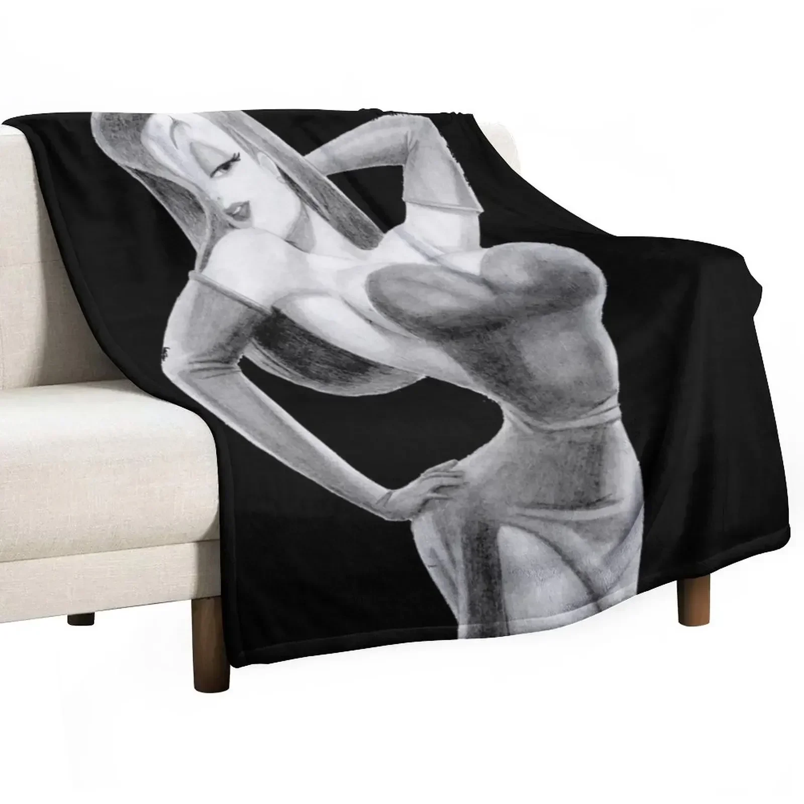 Jessica Rabbit Throw Blanket Luxury Throw Tourist Decoratives Sofa Throw Blankets