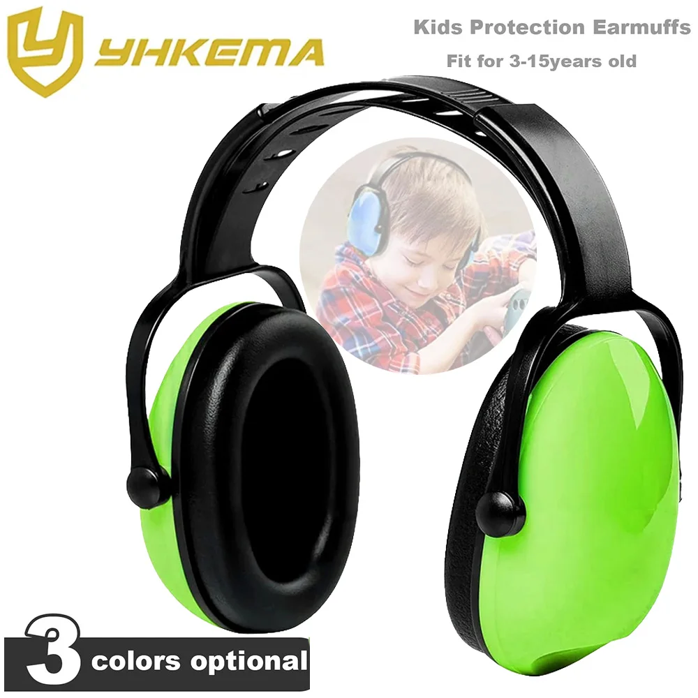 YHKEMA K50 3-15 Years Old Child Baby Hearing Protection Safety Earmuffs Noise Reduction Ear Protector for Children Earphone