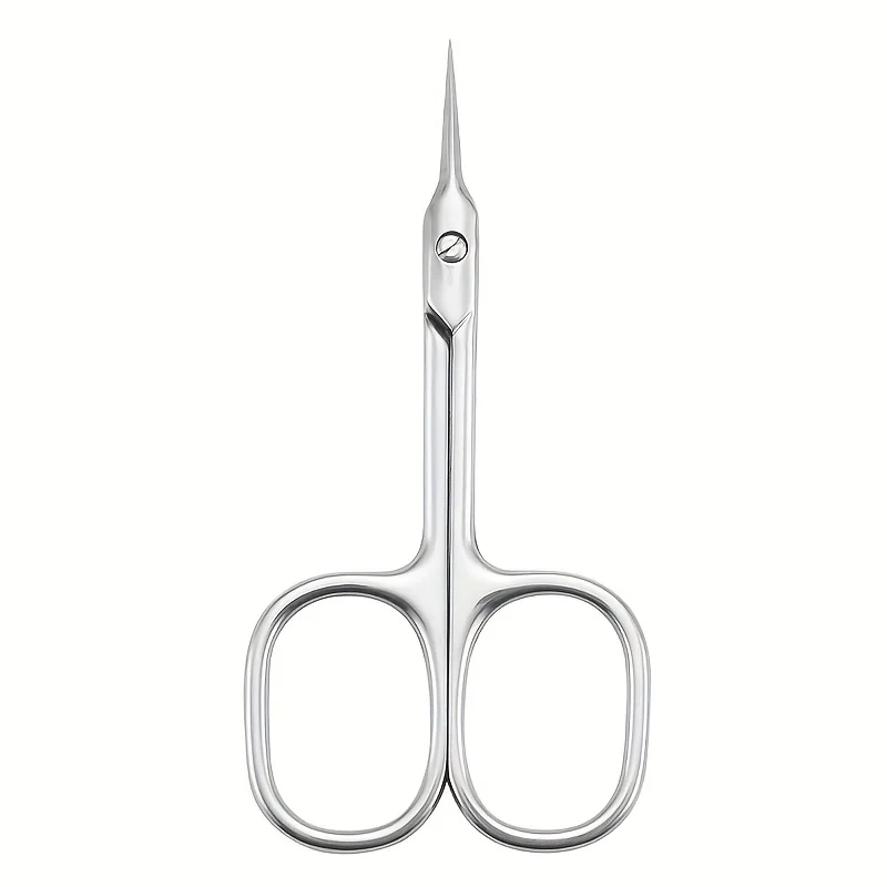 1/2 pcs Precision Stainless Steel Cuticle Scissors - Comfort Grip, Easy-to-Use Nail Care Tool for Home & Salon Use image 6