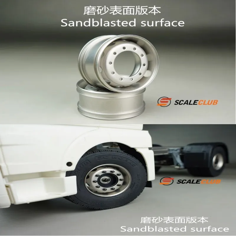 

Scaleclub 1:14 Drag Head Mud Head General Upgrade Metal Rear Hub For Tamiya Rc Truck Trailer Tipper For Scania Man Parts