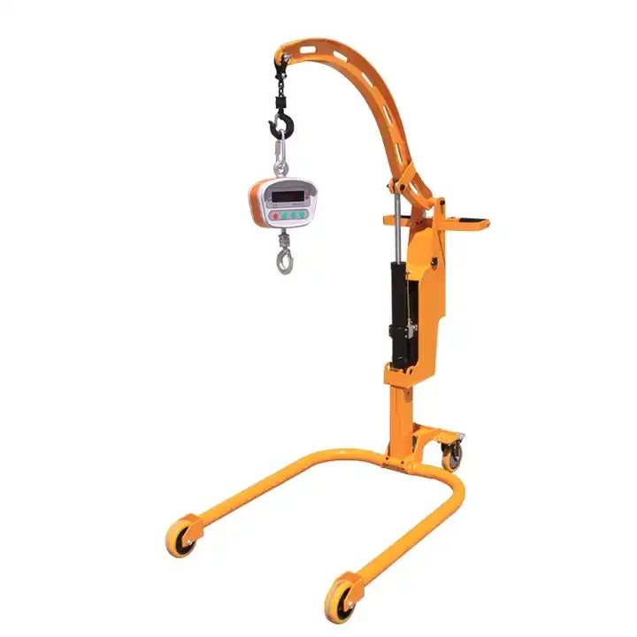 Mini Electricity Crane 200KG Mobile Hoister Recharge Lithium Battery Rechargeable Electrical Hoist