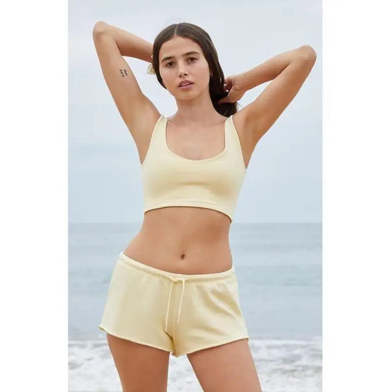 イエロー メンズ レディース オルトパンツ スポーツ レジャー パンツ ミッドローウエスト PVC素材 その他素材 00% 春 秋 冬