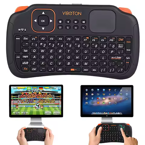 2.4G Wireless Multimedia Gaming PC Smart TV Air Mouse Keyboard Remote Control