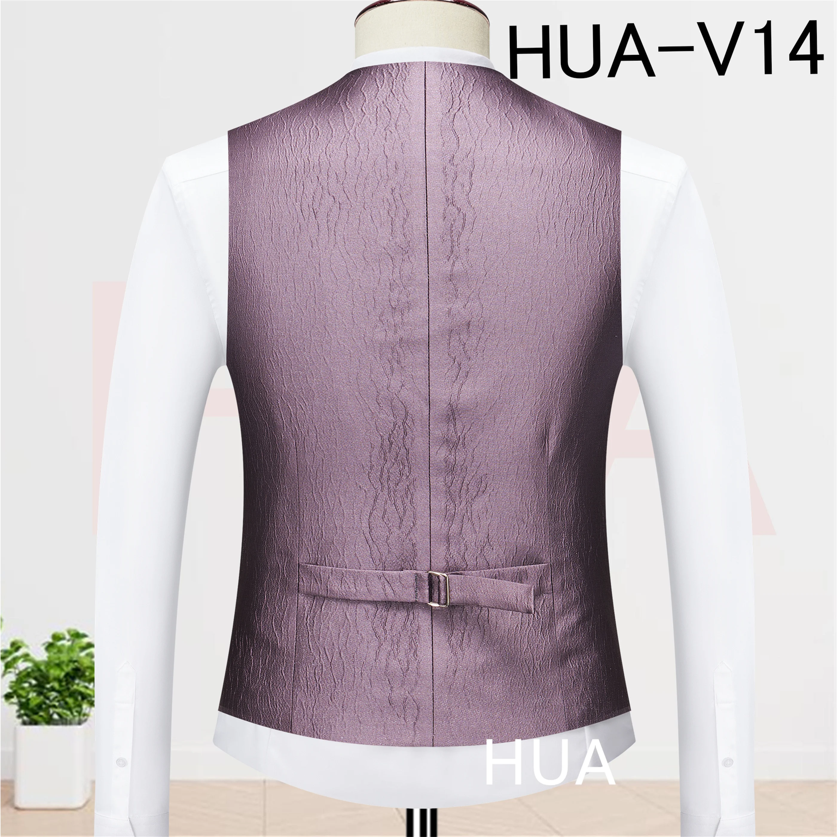 Thorndike Elegant Texture Sense Beaded Purple Dress Vest 2026 Men's Dance Pperformance Waistcost Host Vest Grooms Wedding Vest