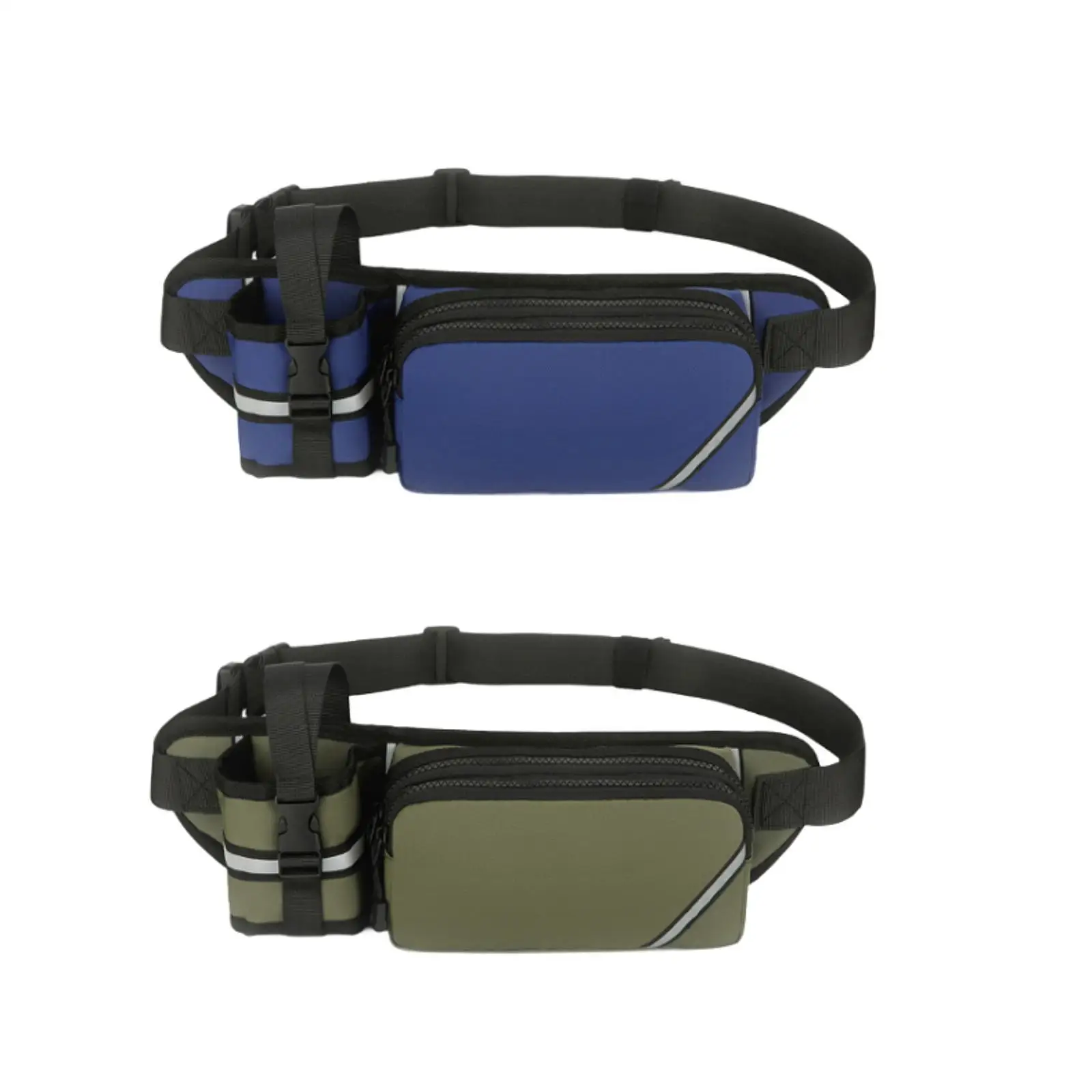 

Поясная сумка-бананка унисекс из водонепроницаемой ткани Оксфорд с отделением для гидратора для бега, прогулок с собакой, путешествий, активного отдыха и тренировок