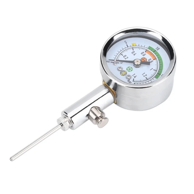 Mini Ulitity Air Pressure Gauge Barometer Tool For Basketball Football Volleyball