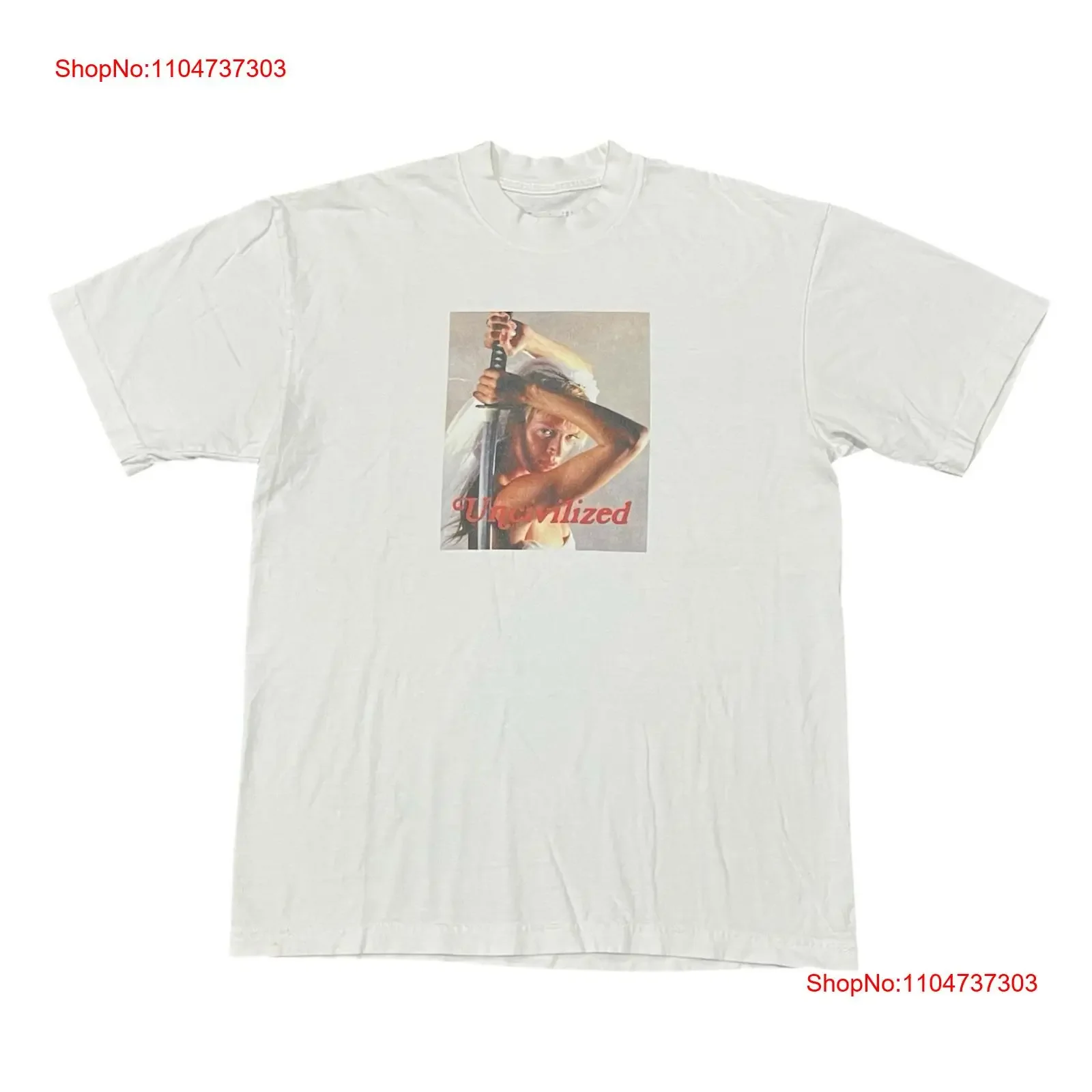 marque-inegilisee-kill-bill-quentin-tarantino-blanc-streetwear-t-shirt-moyen-vintage-lave-respirant-homme-confortable