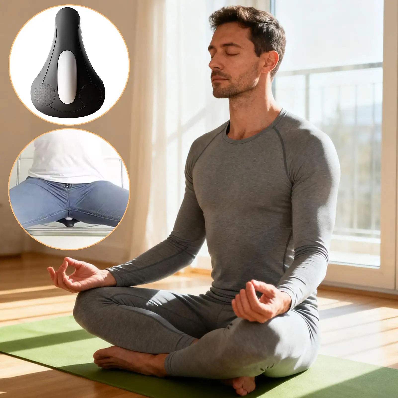 Pelvic Floor Muscle Trainer For Men USB-C Rechargeable Strengthening Men Training Equipment Pelvic Training Device For Home Gym
